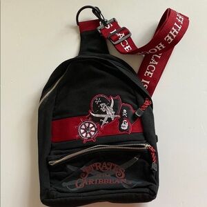 Disney Parks Pirates Of The Caribbean 65th anniversary Crossbody backpack Bag